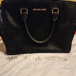 Michael Kors Black cow hair purse
